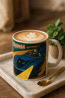 Batman Car Ceramic Mug | Gift for DC Fans