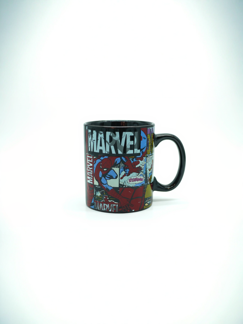 Marvel Comics Black Ceramic Mug | Gift for Marvel Fans&nbsp;&nbsp;