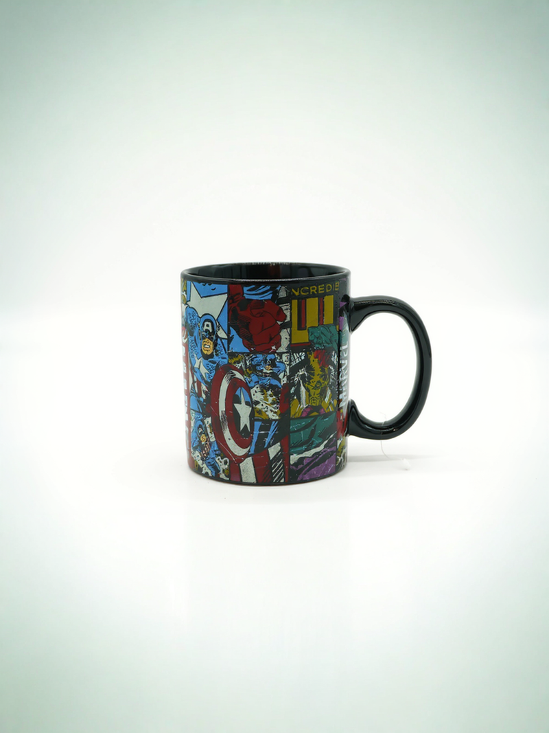 Marvel Comics Black Ceramic Mug | Gift for Marvel Fans&nbsp;&nbsp;