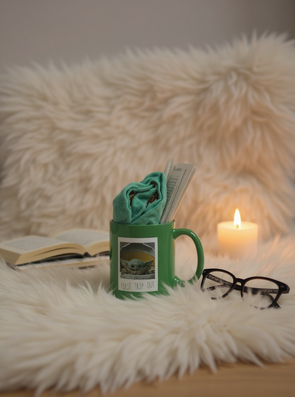 Mandalorian First Trip Out Ceramic Mug | Gift for Star Wars Fans