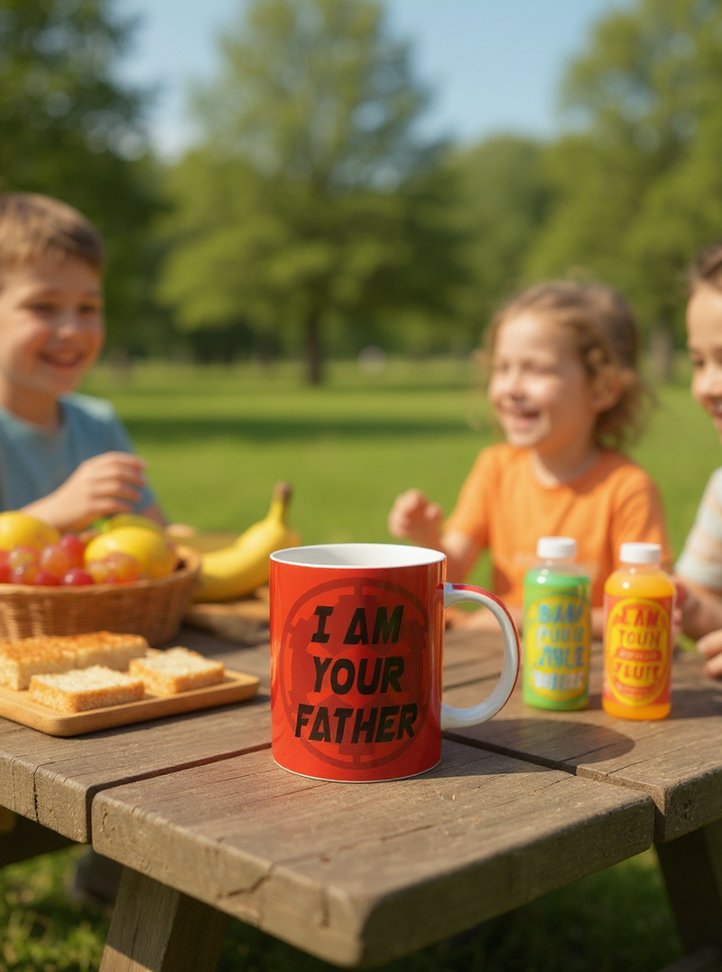 I Am Your Father Red Ceramic Mug | Gift for Star Wars Fans