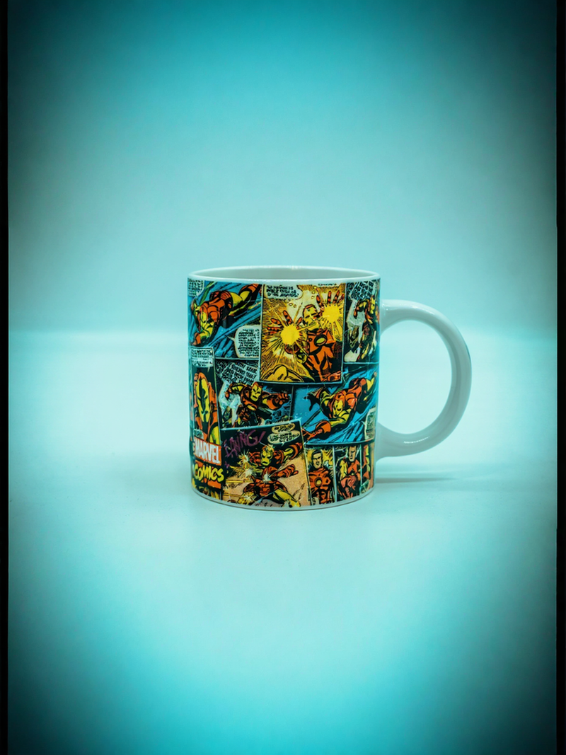 Marvel Comic Iron Man Ceramic Mug | Gift for Marvel Fans