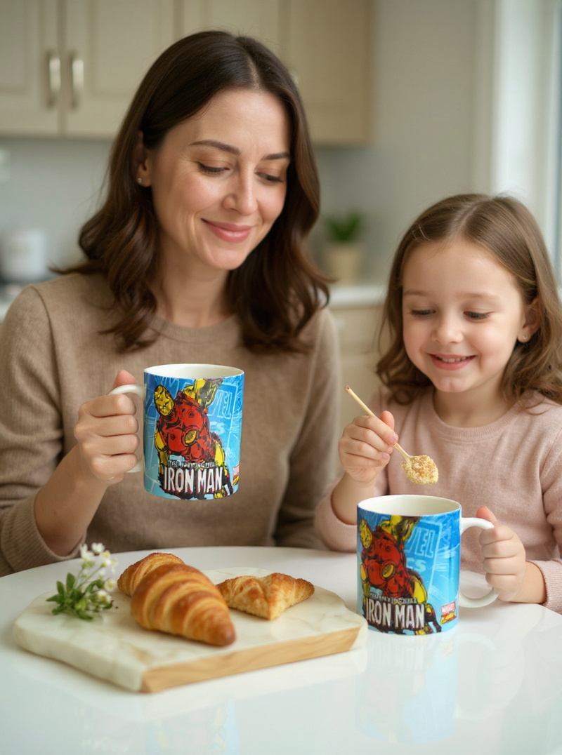 Marvel Invincible Iron Man Ceramic Mug | 350ml | Gift for Marvel Fans&nbsp;