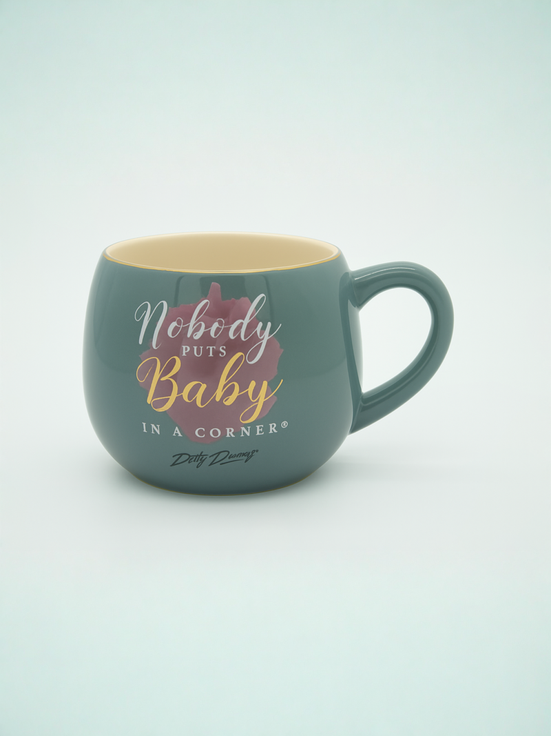 Nobody Puts Baby in the Corner’ Dirty Dancing Grey Ceramic Mug