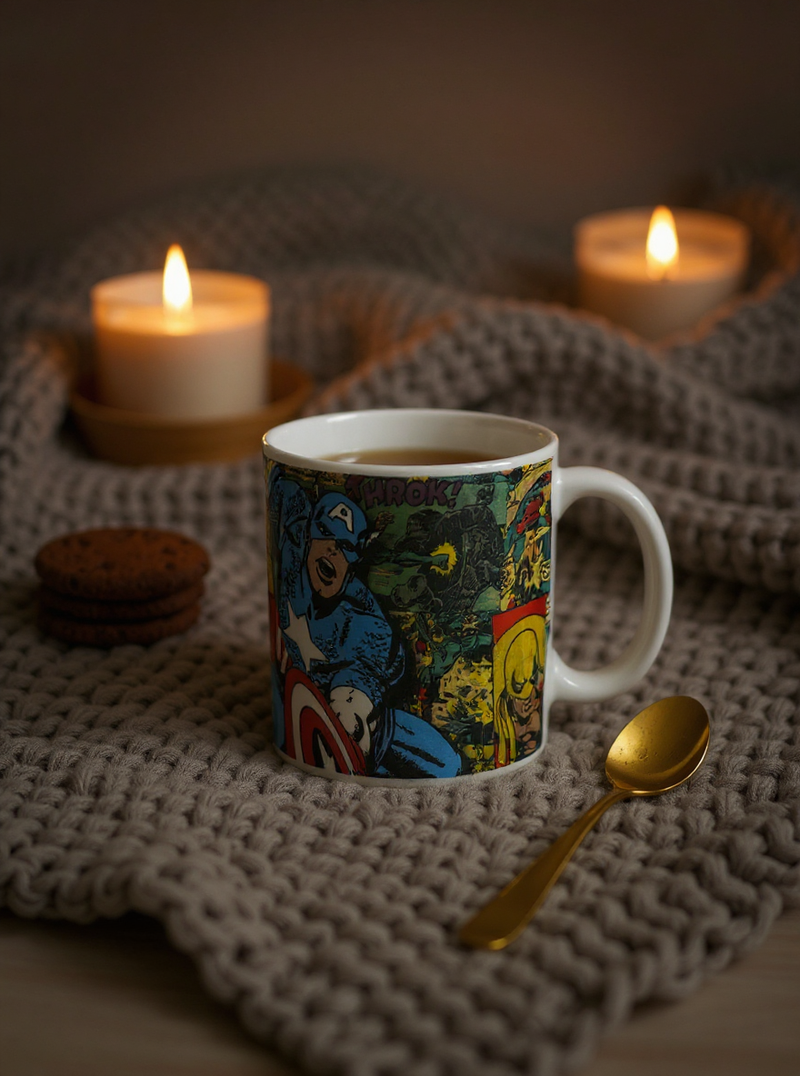 Patriot Protector Marvel Captain America Comics Mug | Gift for Marvel Fans