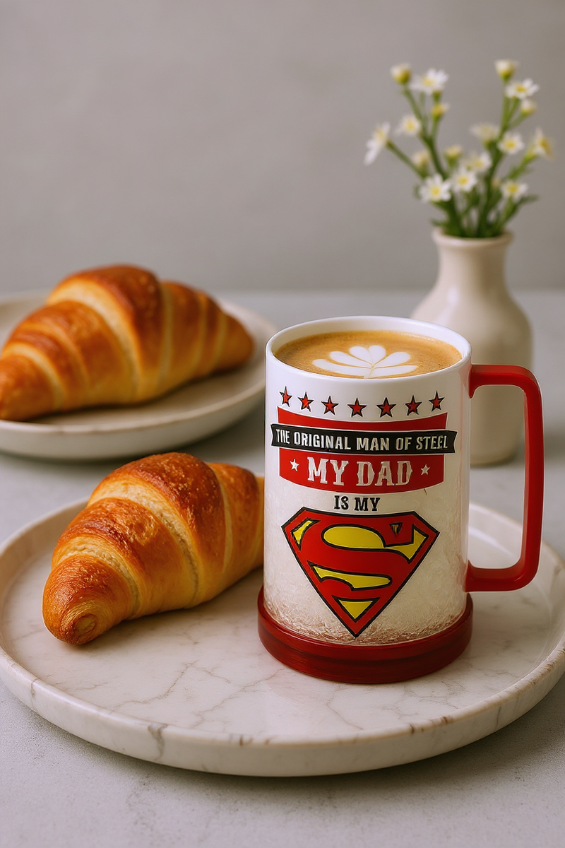 Man of Steel Superman Plastic Mug | Gift for DC Fans