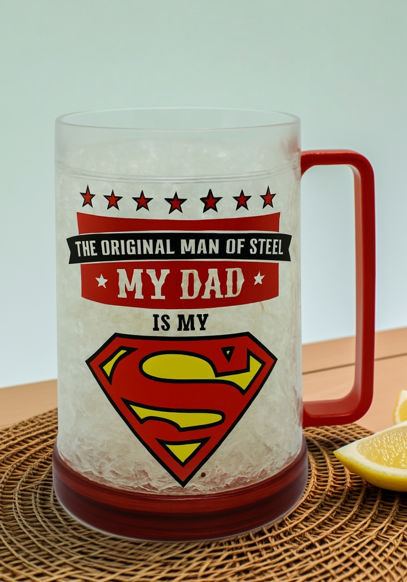 Man of Steel Superman Plastic Mug | Gift for DC Fans