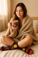 Invincible Dad Ceramic Mug &amp; Socks Set | Gift for Super Dads