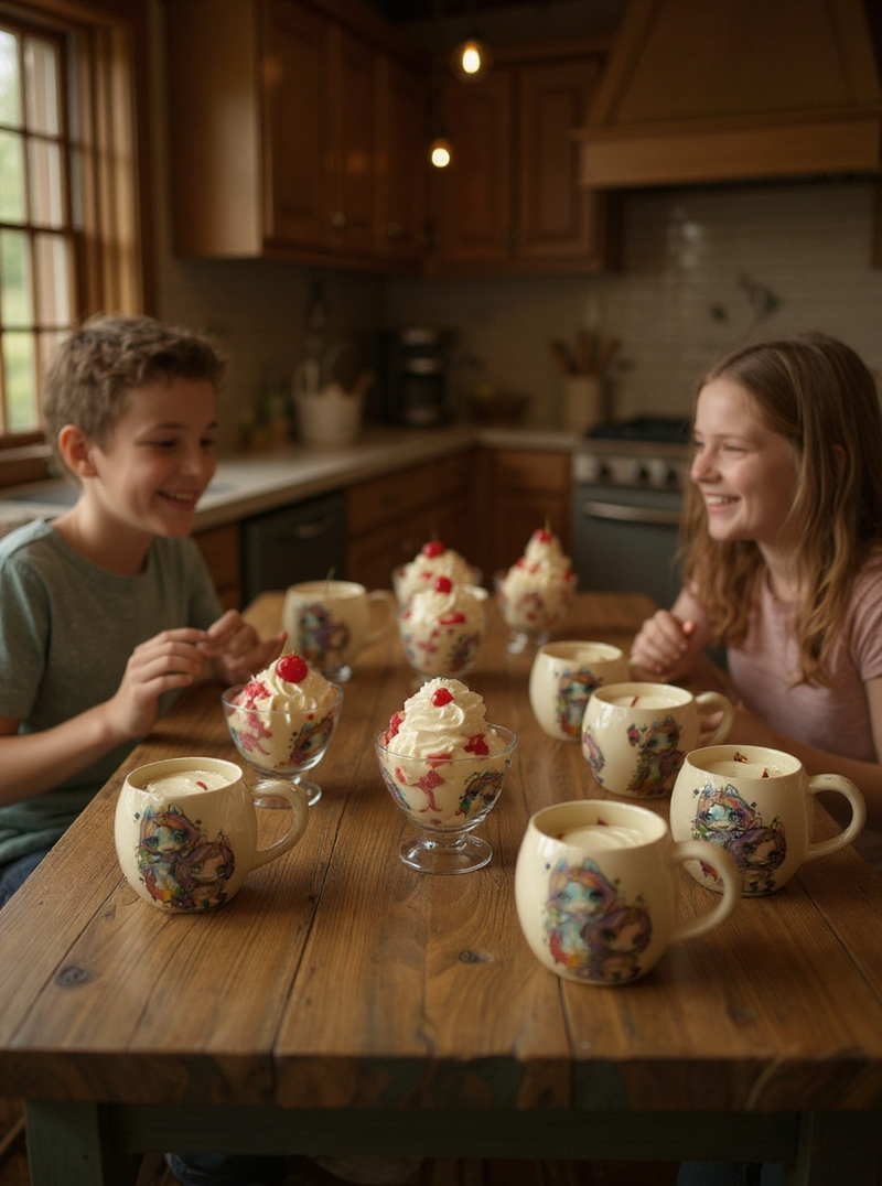 Enchanted Rainbow Off-white Ceramic Mug | Gifts for kids&nbsp;