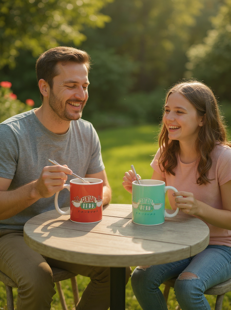 Friends Theme Central Perk Red Ceramic Cup | Gift for Fans&nbsp;