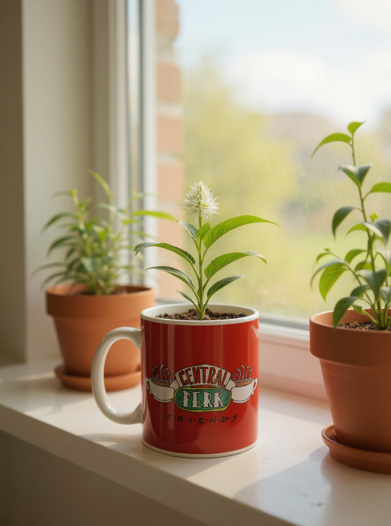 Friends Theme Central Perk Red Ceramic Cup | Gift for Fans&nbsp;