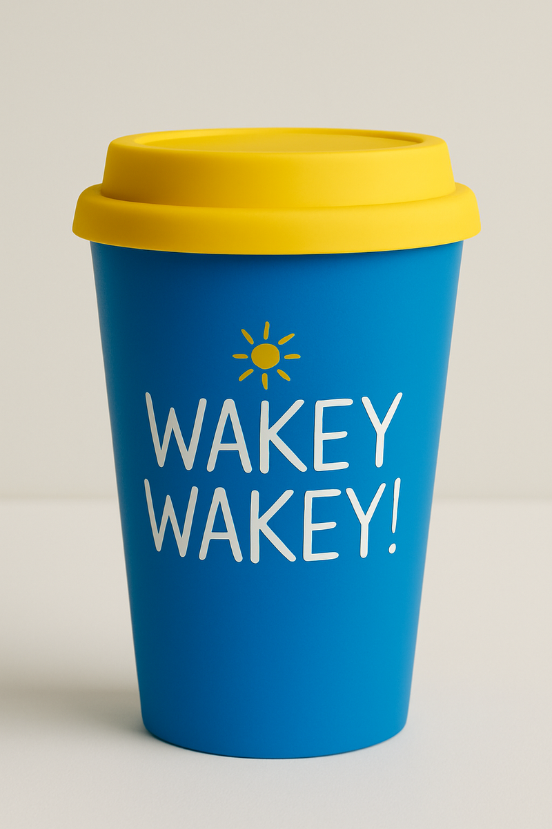 Wakey Wakey Travel Cup | Perfect for Morning Boost