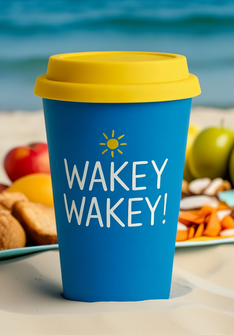 Wakey Wakey Travel Cup | Perfect for Morning Boost