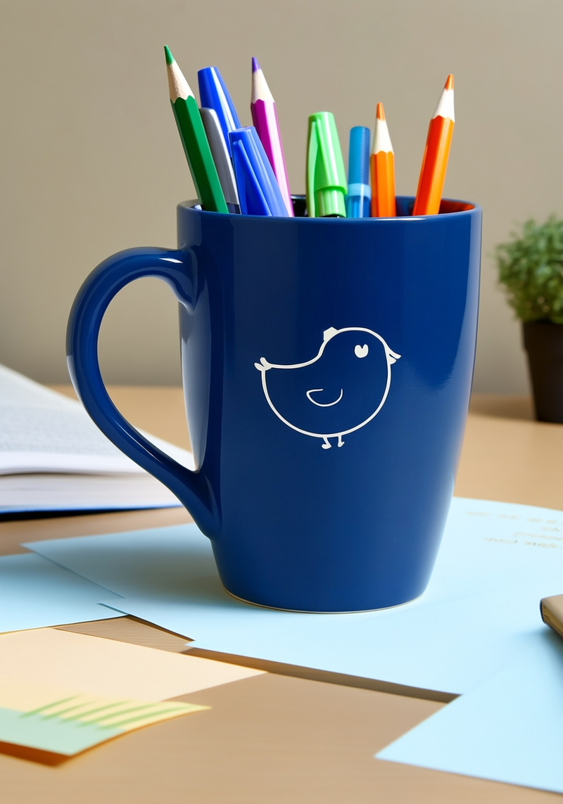 Midnight Chick Ceramic Mug