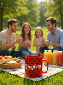 Ladybug Delight Ceramic Mug