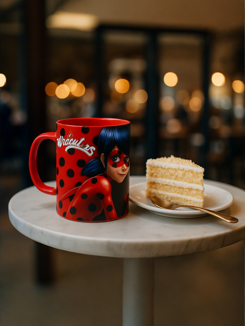 Ladybug Delight Ceramic Mug