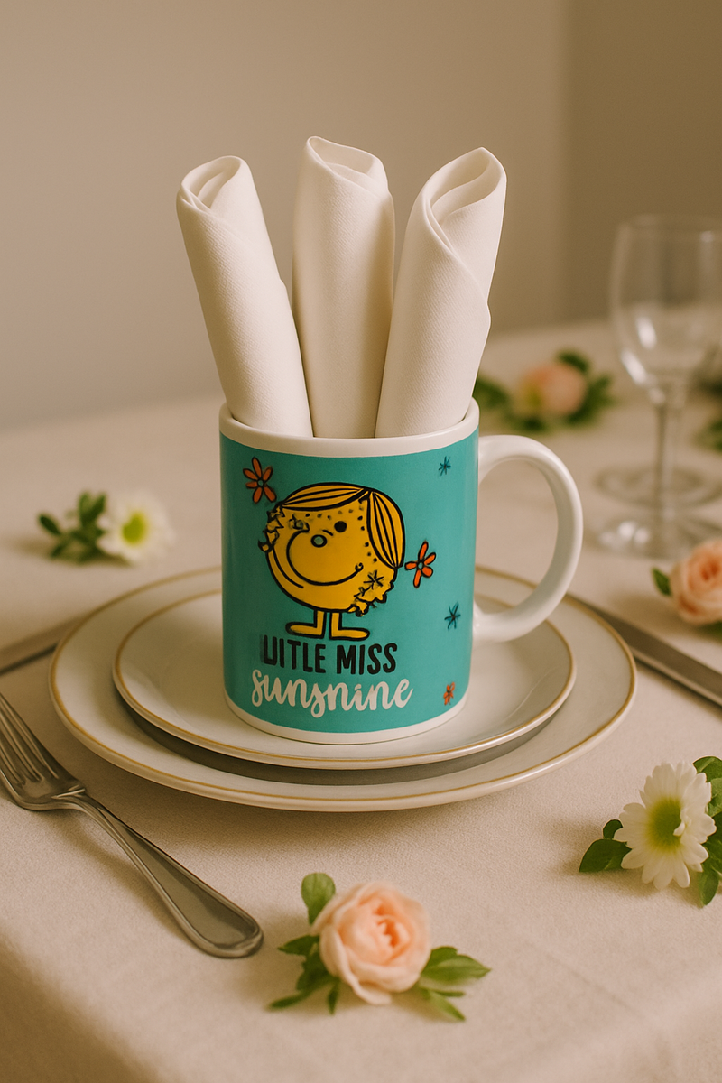 Little Miss Sunshine Radiant Ray Ceramic Mug |Perfect Gift for Fans