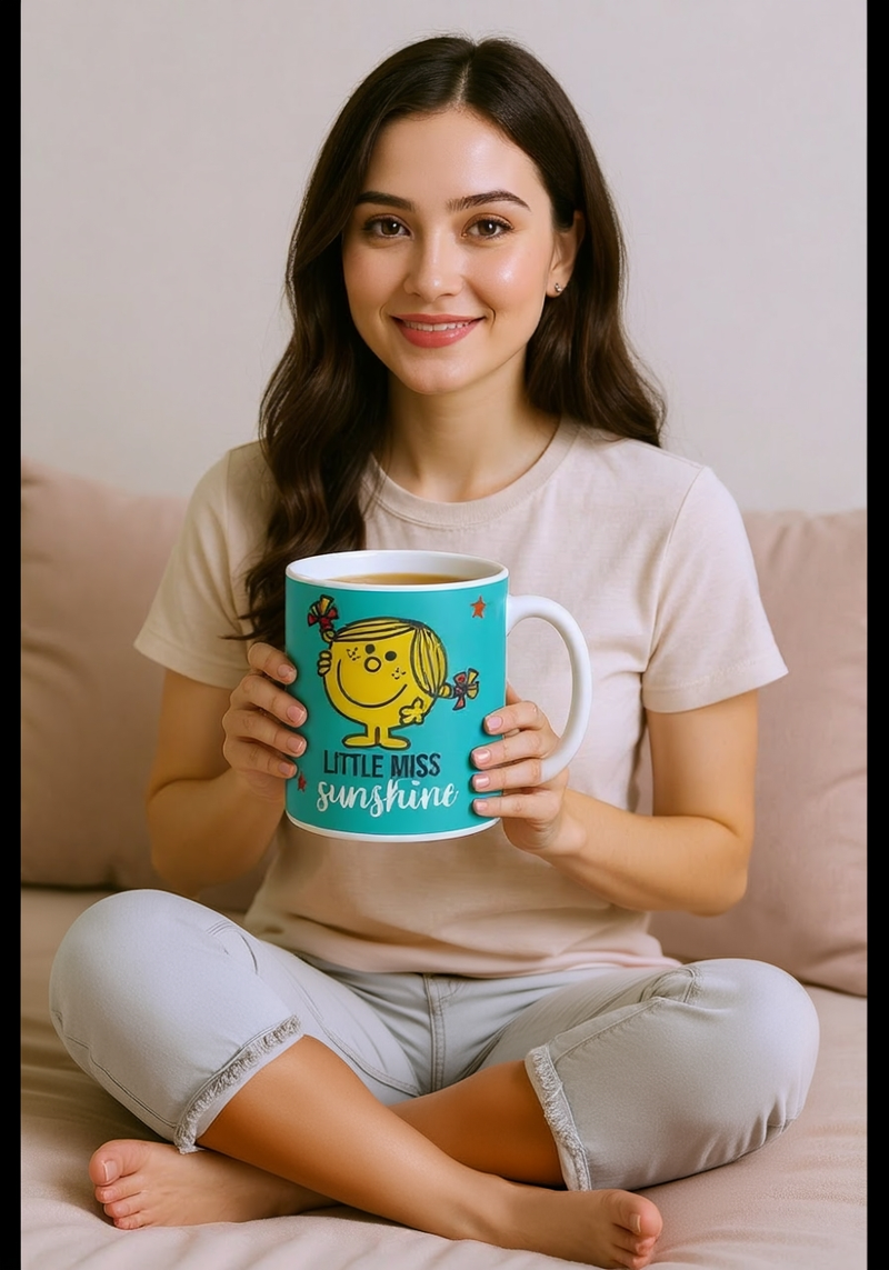 Little Miss Sunshine Radiant Ray Ceramic Mug |Perfect Gift for Fans