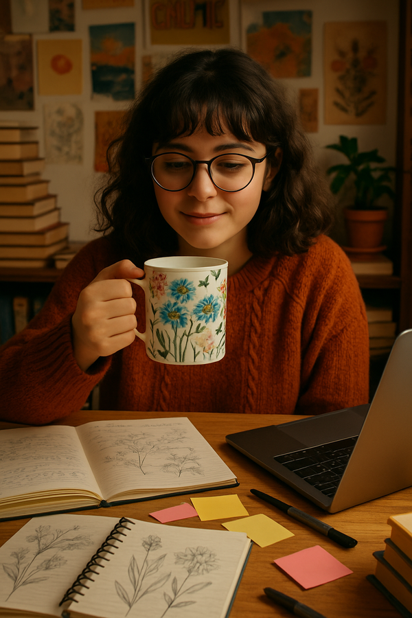 Floral Meadow Bliss Mug | Perfect for Floral Enthusiasts