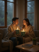 Turquoise "S" Serenity Mug