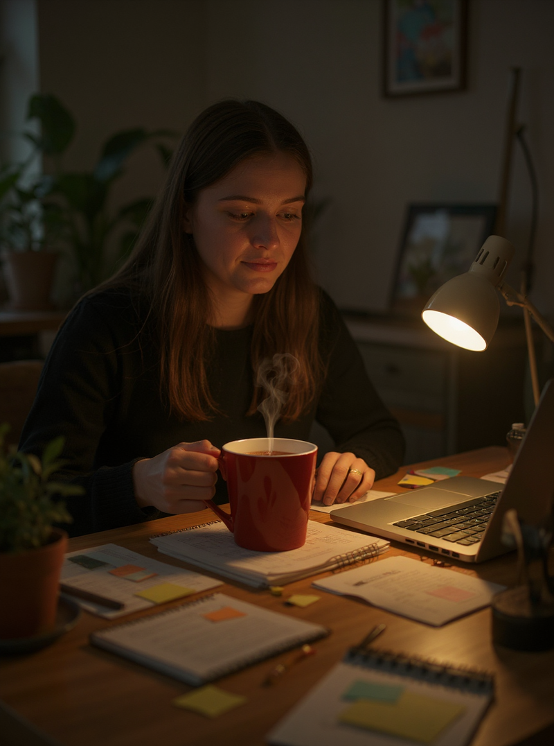 Classic Crimson Charm Mug