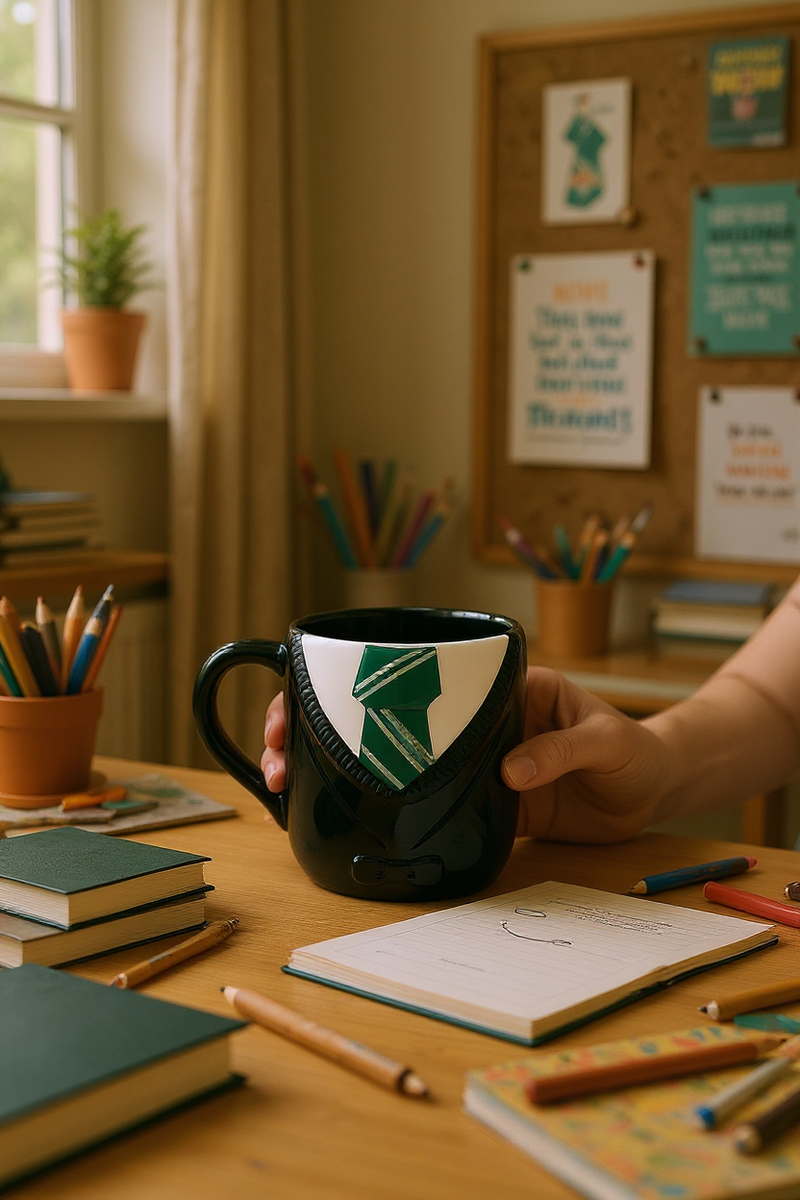 School Uniform Style Black Mug