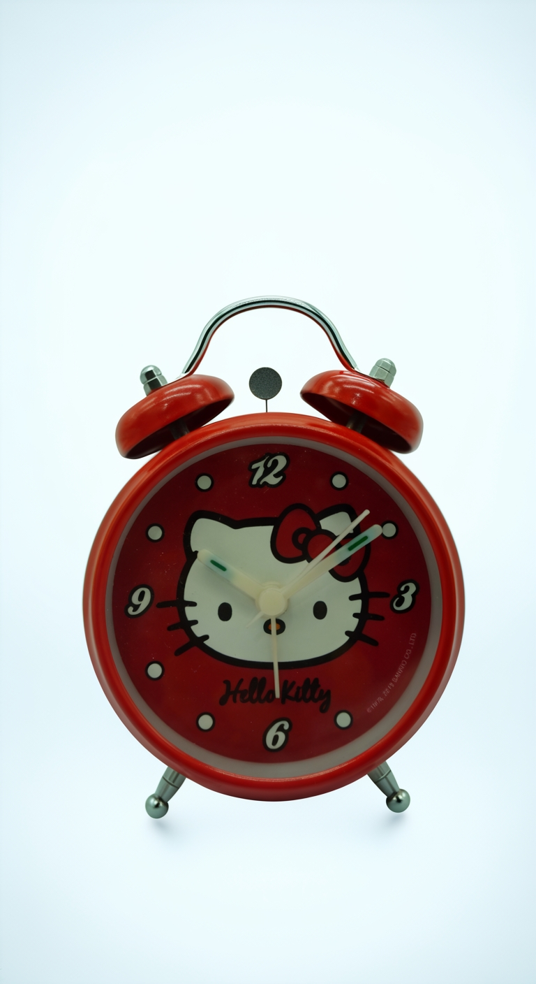 Hello Kitty Red Alarm Clock