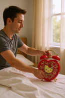 Hello Kitty Floral Heart Clock