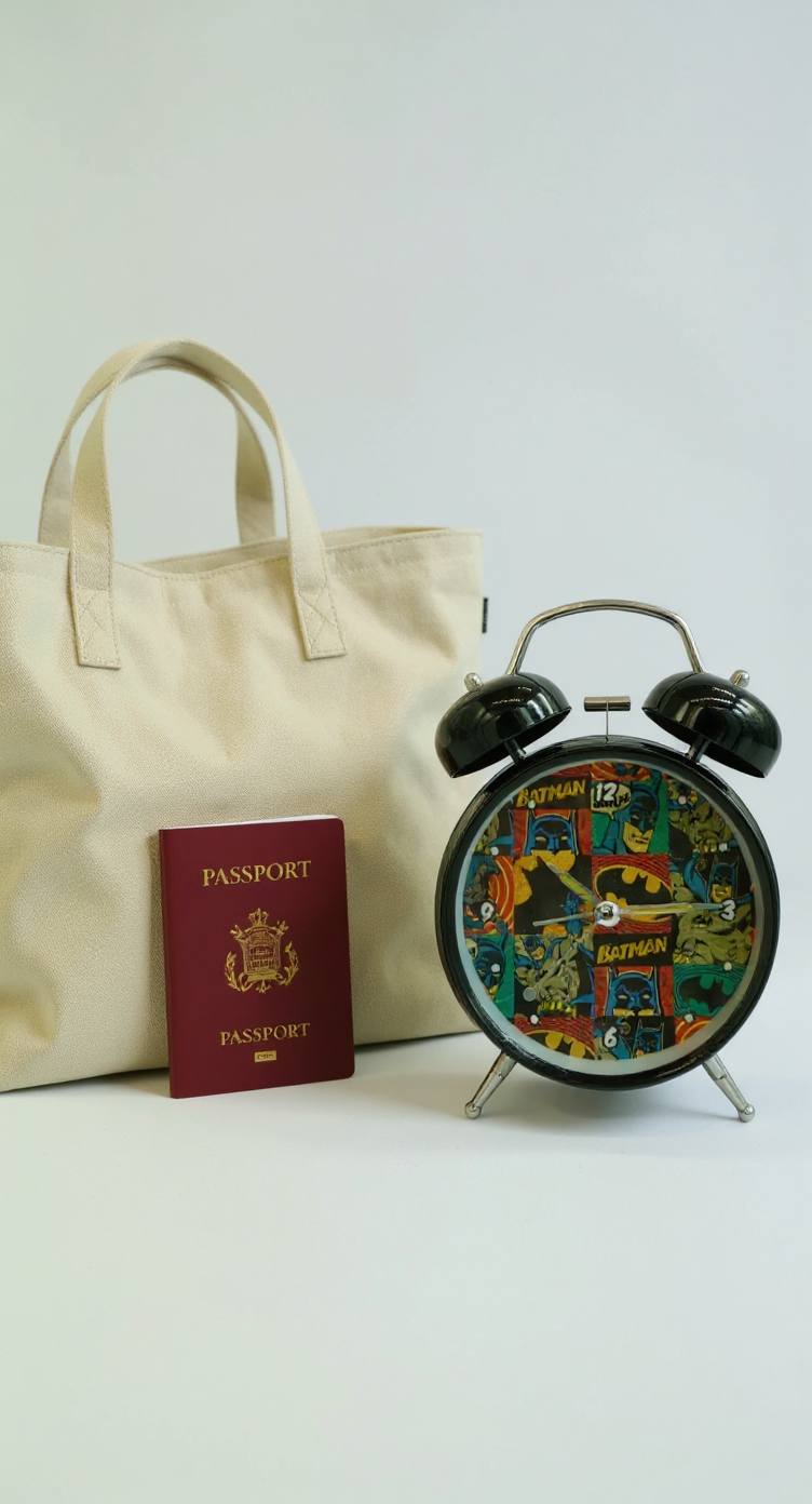 Retro Batman Bell Alarm Clock