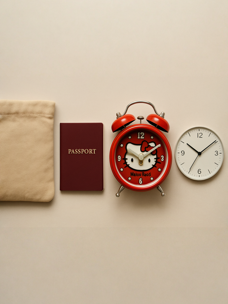 Hello Kitty Red Alarm Clock