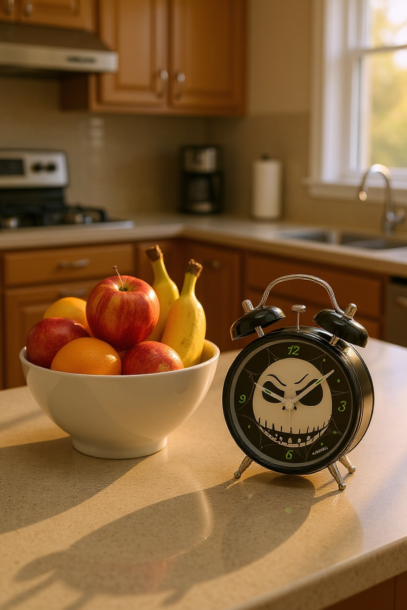 The Nightmare Before Christmas Jack Skellington Clock