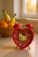 Hello Kitty Floral Heart Clock
