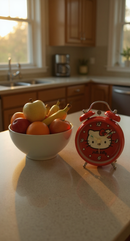 Hello Kitty Pink Alarm Clock
