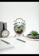 White Betty Boop Bell Alarm Clock