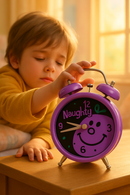 Little Miss Naughty Purple Alarm Clock | Gift for Roald Dahl Fans