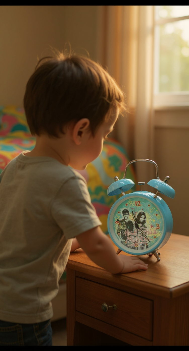 High School Musical Blue Alarm Clock