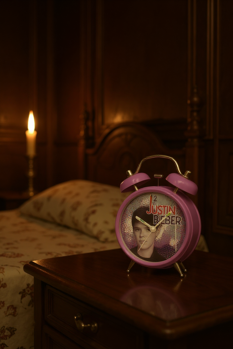 Justin Bieber Purple Pulse Alarm Clock