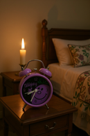 Little Miss Naughty Purple Alarm Clock | Gift for Roald Dahl Fans