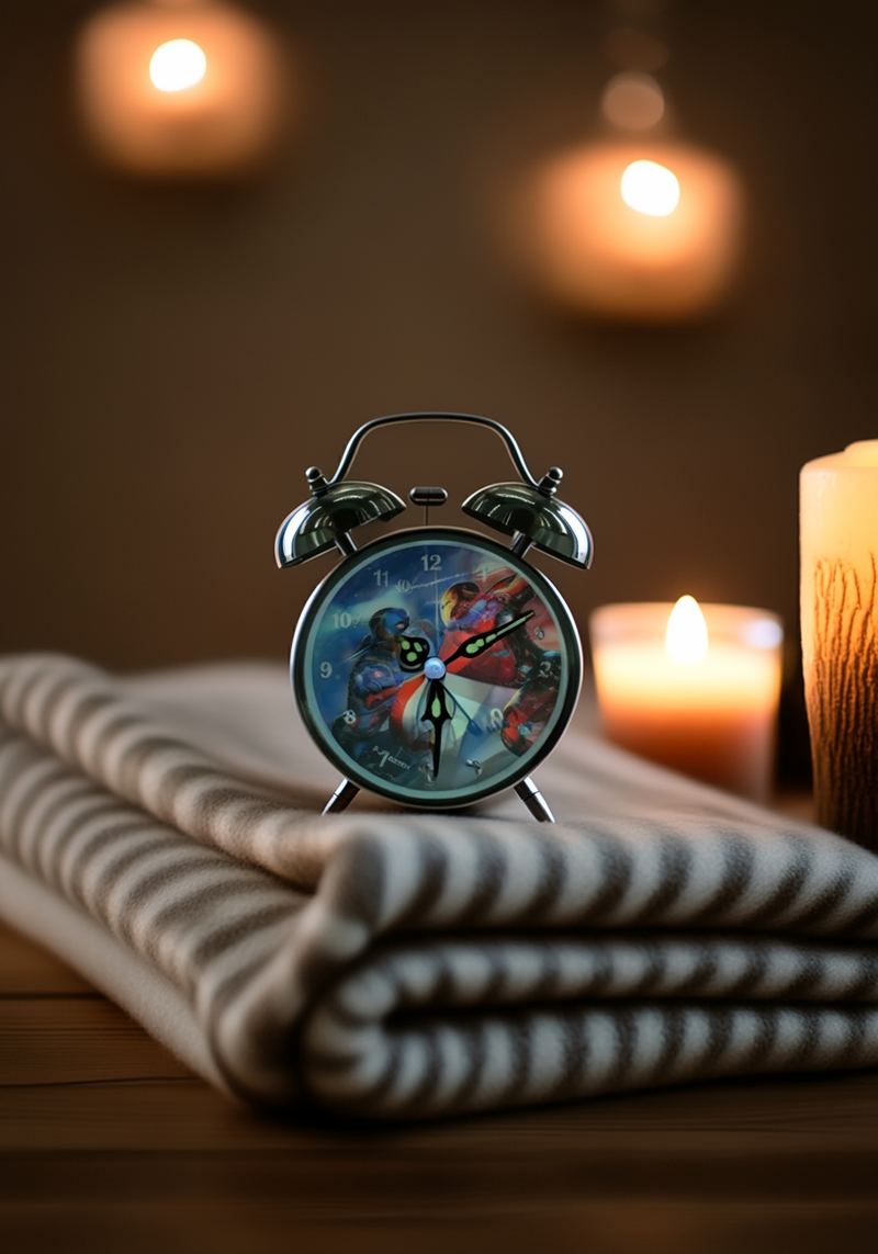 Accords of Time: Captain vs. Iron Man Clock