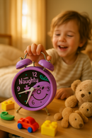 Little Miss Naughty Purple Alarm Clock | Gift for Roald Dahl Fans