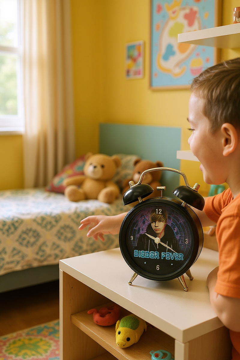 Justin Bieber Pop Frenzy Alarm Clock