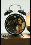 Elvis Presley Black Alarm Clock