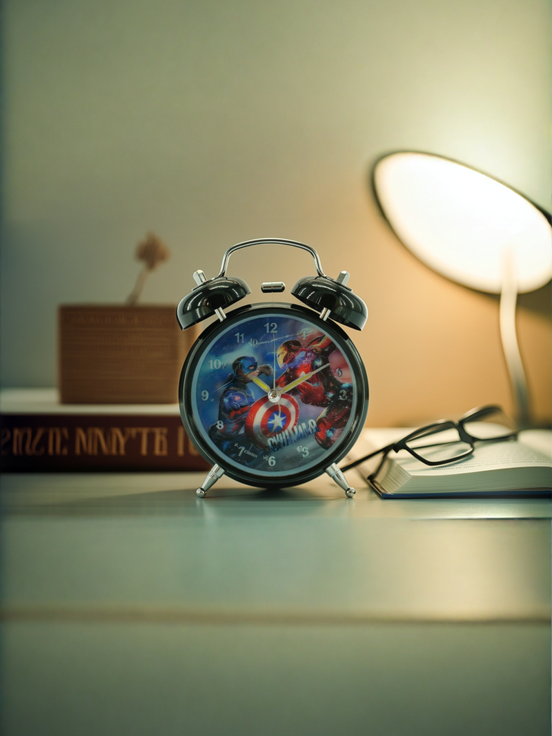 Accords of Time: Captain vs. Iron Man Clock