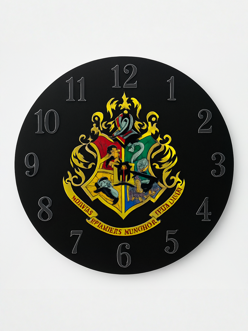 Hogwarts Crest Timeless Wall Clock | Gift for Harry Potter Fans