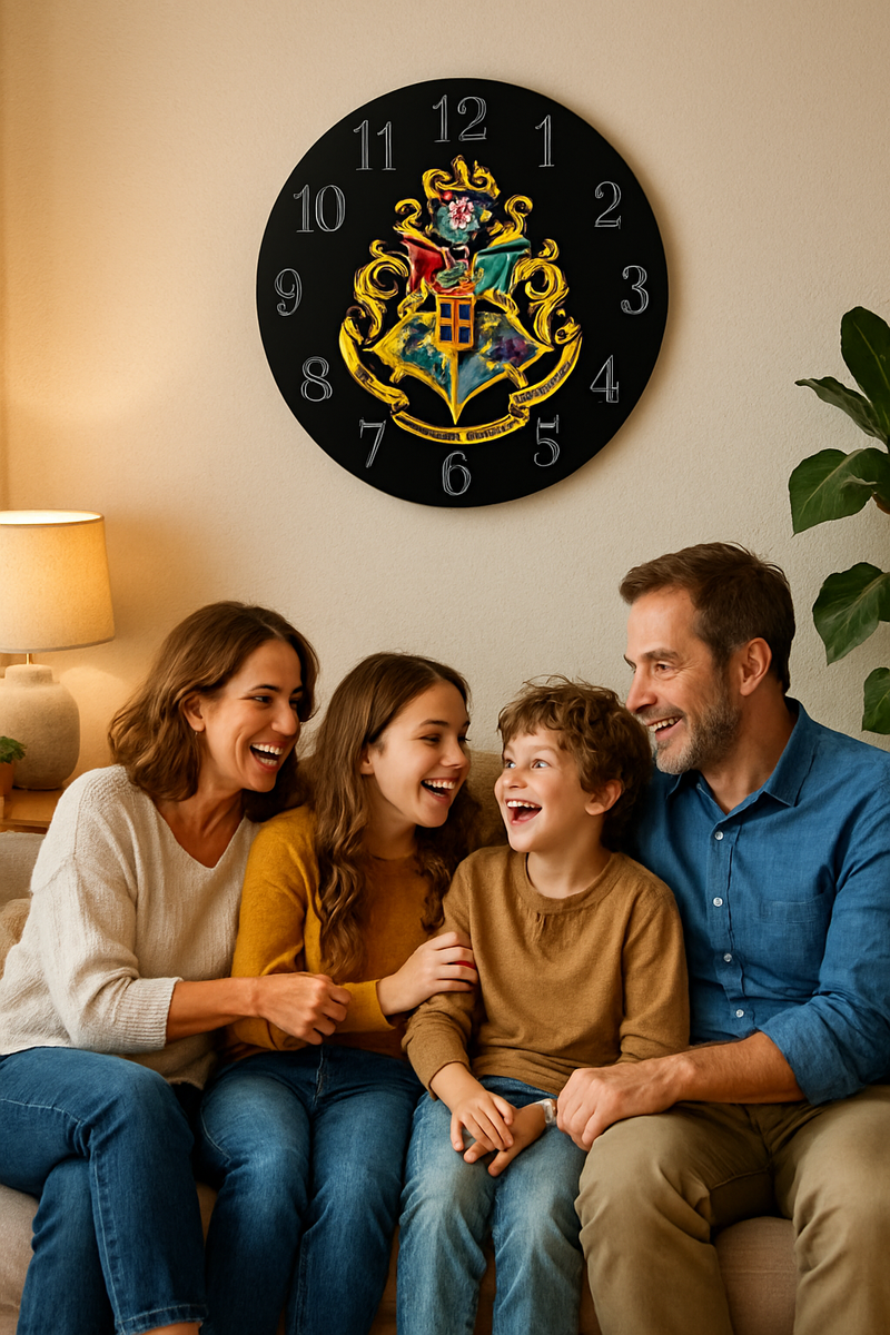 Hogwarts Crest Timeless Wall Clock | Gift for Harry Potter Fans