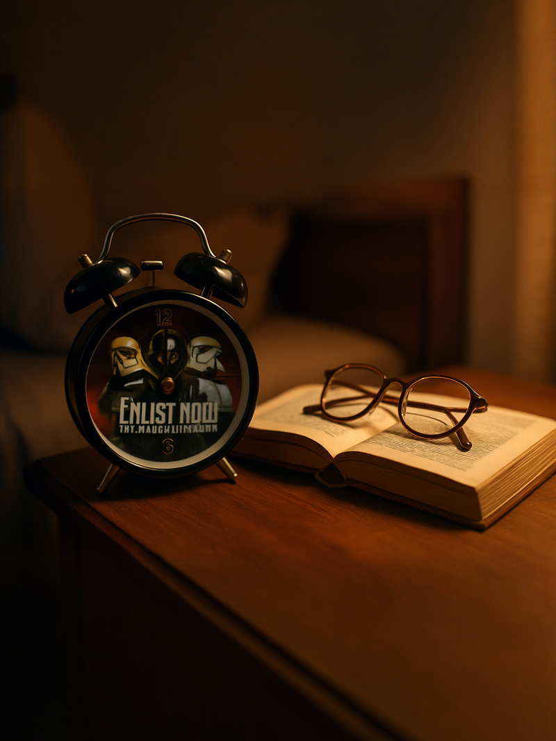 Star Wars Obsidian Alert Alarm Clock | Gift for Star Wars Fans