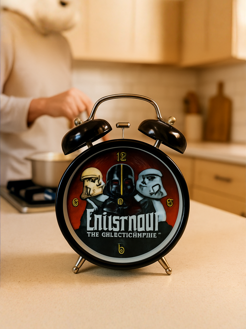 Star Wars Obsidian Alert Alarm Clock | Gift for Star Wars Fans