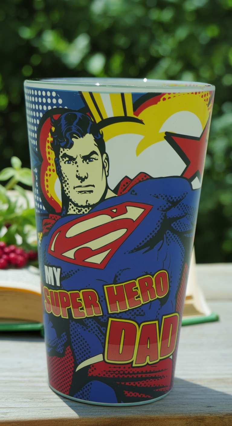DC My Superhero Dad Superman Tumbler | Gift for DC Fans
