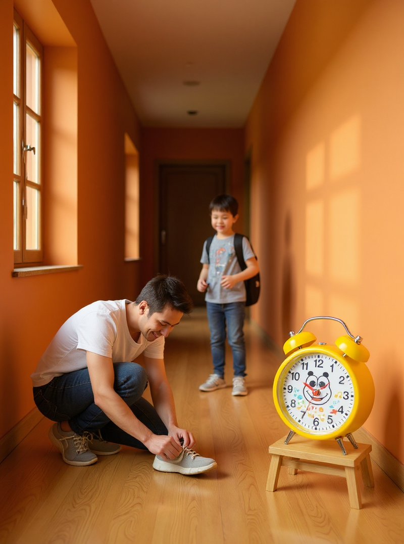 Classic Dawn Yellow Alarm Clock | Gift for Timeless Style Lovers