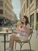 Hello Kitty 'Bow &amp; Bites' Charm Tote Bag